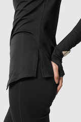 Lumi Slim Fit Ruched Sport - Black