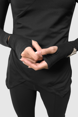 Lumi Slim Fit Ruched Sport - Black