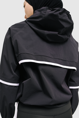 HIA Everywear X PRIOR Nala Oversized Sport Jacket Gym Yoga Pilates - Black