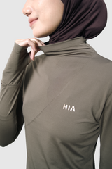 Lumi Slim Fit Ruched Sport - Brown