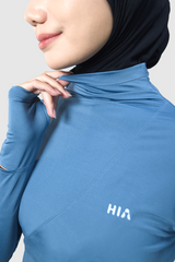 Lumi Slim Fit Ruched Sport - Slate