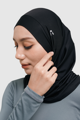 Lumi Sport Hijab - Black