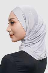 Lumi Sport Hijab - Light grey