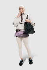 HIA Everywear X PRIOR Nala Oversized Sport Jacket Gym Yoga Pilates - Cream