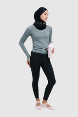 Lumi Fitted Sport Legging - Black