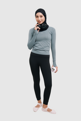 Lumi Fitted Sport Legging - Black