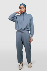 Nomi Barrel Sport Pants Olahraga - Blue