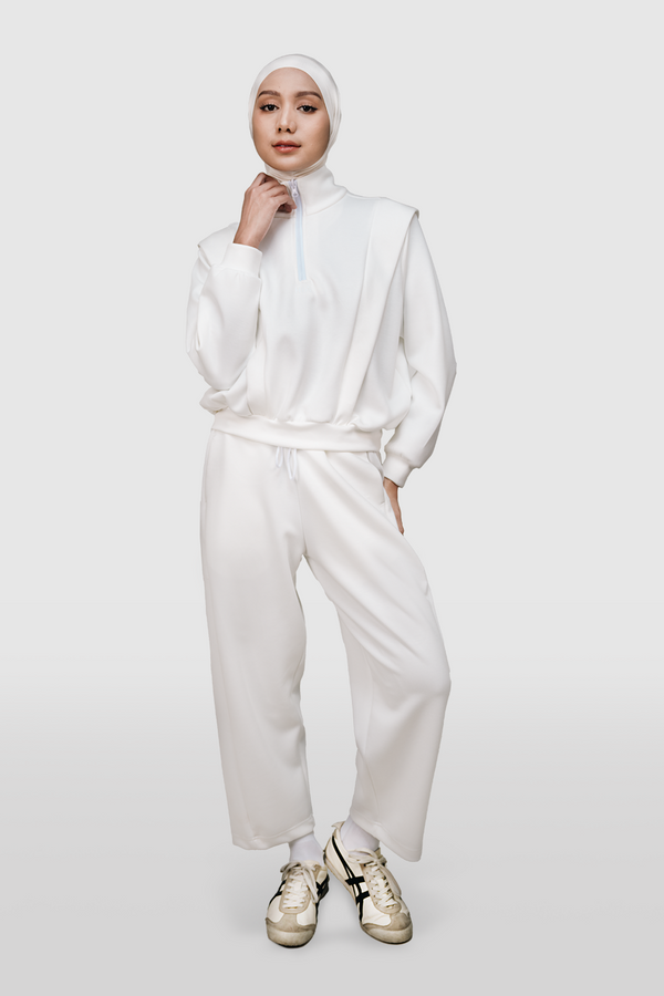Nomi Barrel Sport Pants Olahraga - Broken White