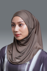 Nala Hijab Inner Instant Hijab Olahraga - Brown