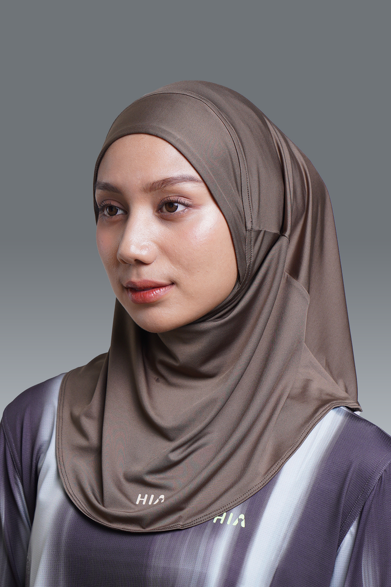 Nala Hijab Inner Instant Hijab Olahraga - Brown