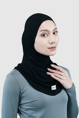 Nomi Sport Long Hijab - Black