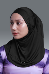 Nala Hijab Inner Instant Hijab Olahraga - Black