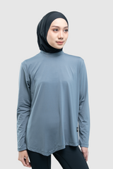 Taneeya Oversized Inner Top - Cool grey