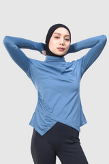 Lumi Slim Fit Ruched Sport - Slate