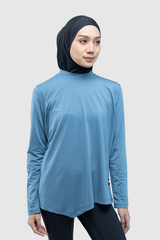 Taneeya Oversized Inner Top - Blue Stone