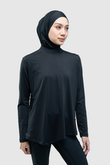 Taneeya Oversized Inner Top - Black