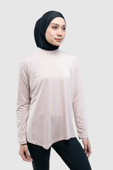 Taneeya Oversized Inner Top - Almond Milk