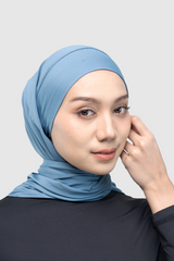 Mahveeca Hijab Instan - Blue Stone