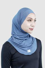 Nomi Sport Long Hijab - Blue