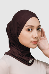 Nomi Sport Hijab Olahraga - Brown