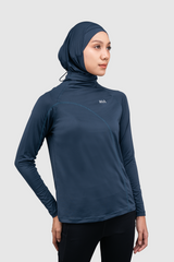 Kina Shirt Long Sleeve - Navy