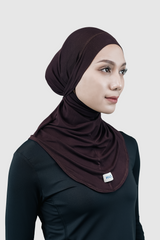 Nomi Sport Long Hijab - Brown