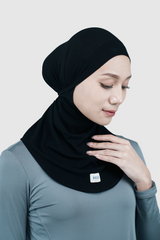 Nomi Sport Long Hijab - Black