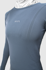 Lumi Lightweight Fabric Fitted Sport Shirt - Light Grey