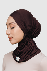 Nomi Sport Hijab Olahraga - Brown