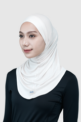 Nomi Sport Long Hijab - White