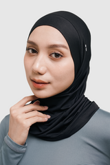 Lumi Sport Hijab - Black