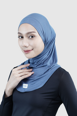Nomi Sport Long Hijab - Blue