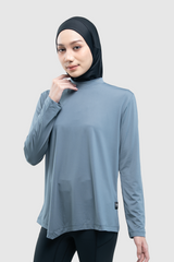 Taneeya Oversized Inner Top - Cool grey