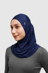 HIA Everywear Areesa 2.0 Sport Hijab - Navy