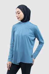 Taneeya Oversized Inner Top - Blue Stone