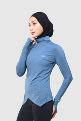 Lumi Slim Fit Ruched Sport - Slate