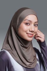 Nala Hijab Inner Instant Hijab Olahraga - Brown