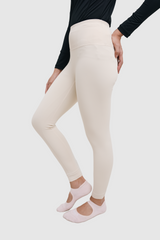 Lumi Fitted Sport Legging - Broken White