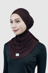 Nomi Sport Long Hijab - Brown