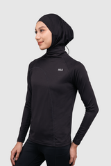 Kina Shirt Long Sleeve - Black