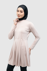 HIA Zaylin Baju Olahraga Wanita Dress Tennis - Almond