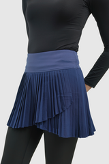 Lumi Pleats Sport Skort - Navy