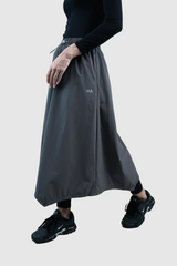Runa Asymmetrical Midi Skirt - Grey