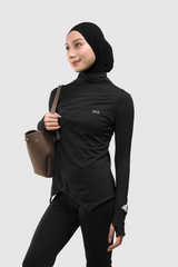 Lumi Slim Fit Ruched Sport - Black