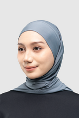 Mahveeca Hijab Instan - Dark Grey