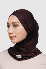 Nomi Sport Hijab Olahraga - Brown