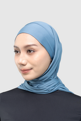 Mahveeca Hijab Instan - Blue Stone