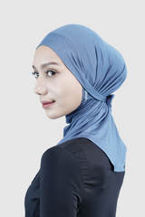 Nomi Sport Long Hijab - Blue