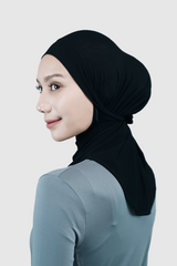 Nomi Sport Long Hijab - Black