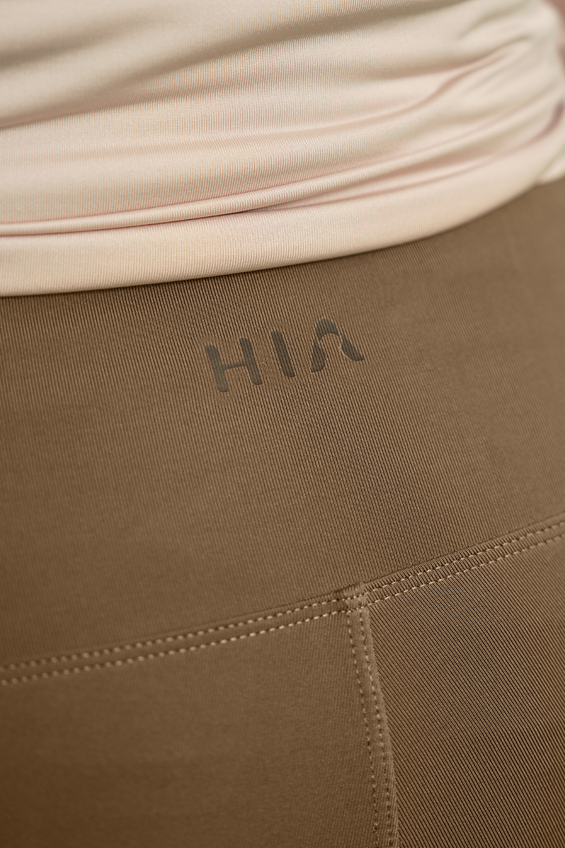 Alma Flare Legging - Brown
